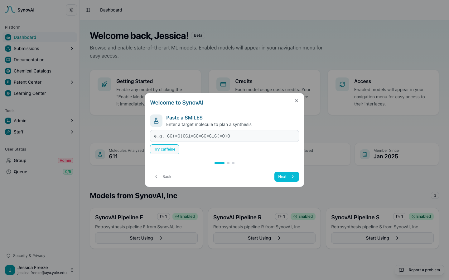 Recent Tasks table with project filter and the new search input.
